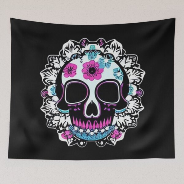 Item preview, happy skull 3 designed and sold by MariluValdez.