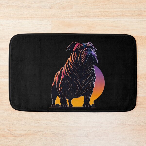Item preview, A Bulldog's Silhouette at Sunset designed and sold by DesignArtEmpire.
