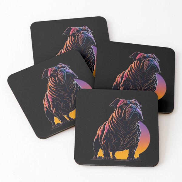 Item preview, A Bulldog's Silhouette at Sunset designed and sold by DesignArtEmpire.