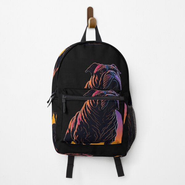 Item preview, A Bulldog's Silhouette at Sunset designed and sold by DesignArtEmpire.