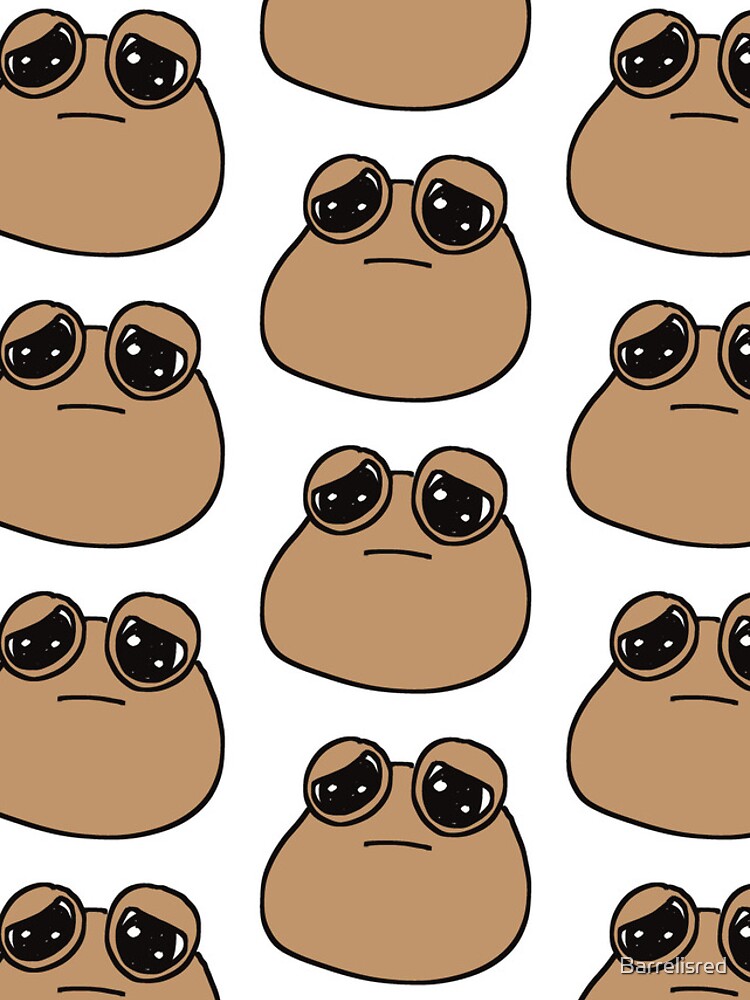 Pou Sticker for Sale by Barrelisred