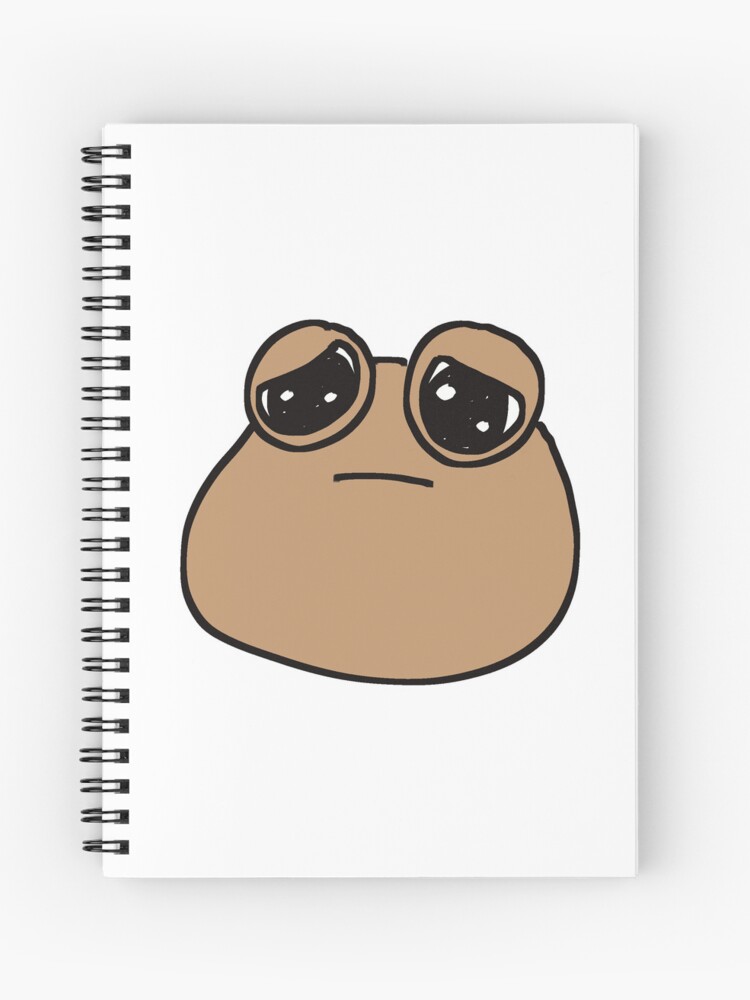 Pou Meme Spiral Notebook for Sale by tttatia