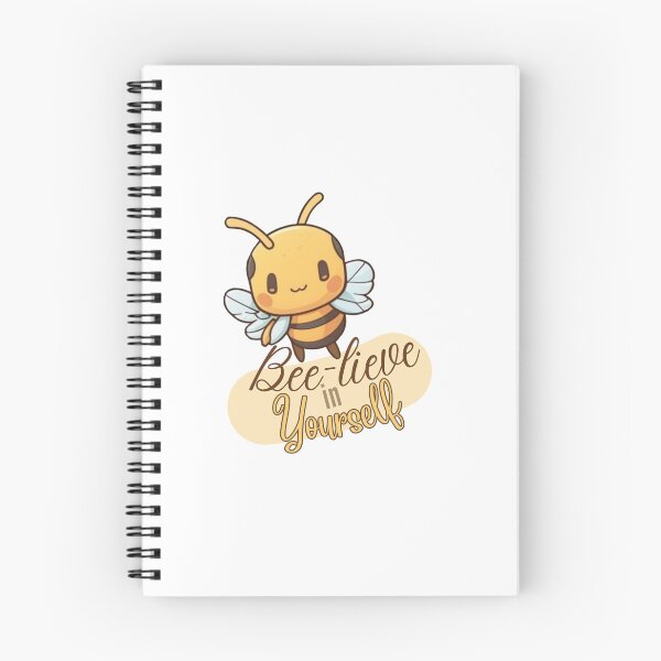 Item preview, Cute Bee - Bee-lieve in Yourself Positivity Sticker designed and sold by Triplicate Limited.