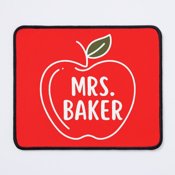 Item preview, Mrs Baker Teacher Back To School Appreciation designed and sold by SunfullyYours.