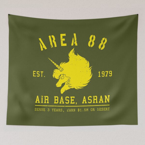 Item preview, Area 88 Air Base - yellow designed and sold by CCCDesign.