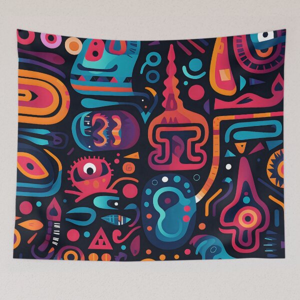 Item preview, Ancestral Textures I: A Visual Journey through Peruvian Textile Art that Captures the Cultural Diversity and Festive Energy of Peru. designed and sold by InsaneLEDP.