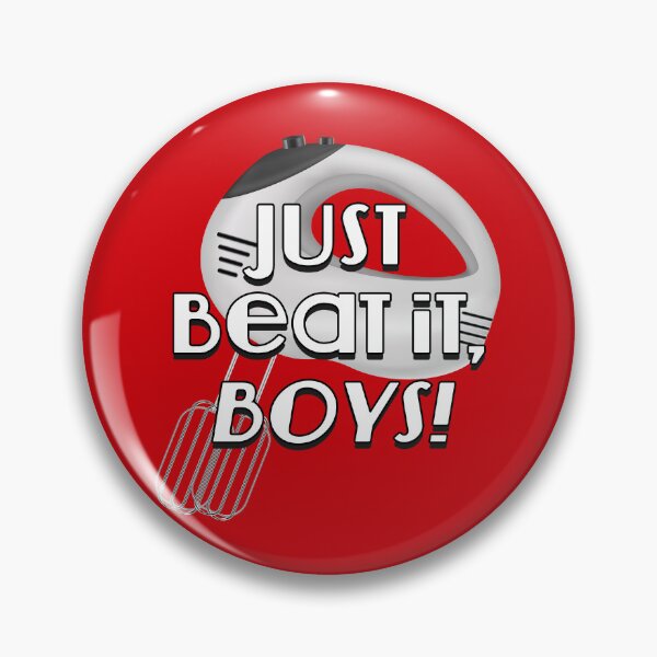 Item preview, Just Beat It, Boys! (on Red) designed and sold by epinkb.