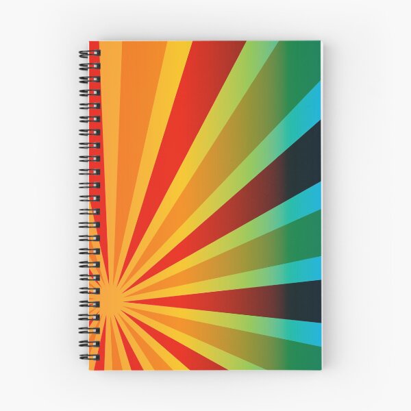 Item preview, ORANGE RED YELLOW BLUE STARBURST Abstract Art designed and sold by Bruce ALMIGHTY Baker.