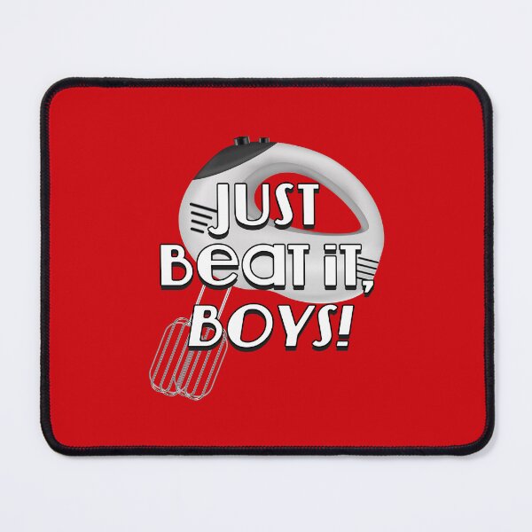 Item preview, Just Beat It, Boys! (on Red) designed and sold by epinkb.