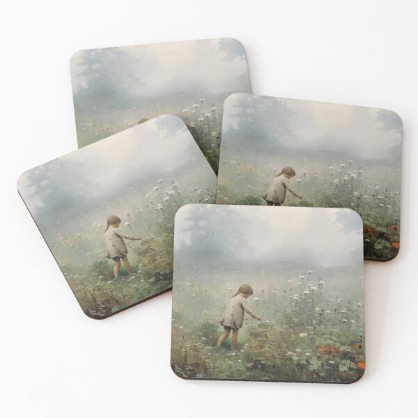 Item preview, Little Girl Picking Flowers 2 designed and sold by bloorose.