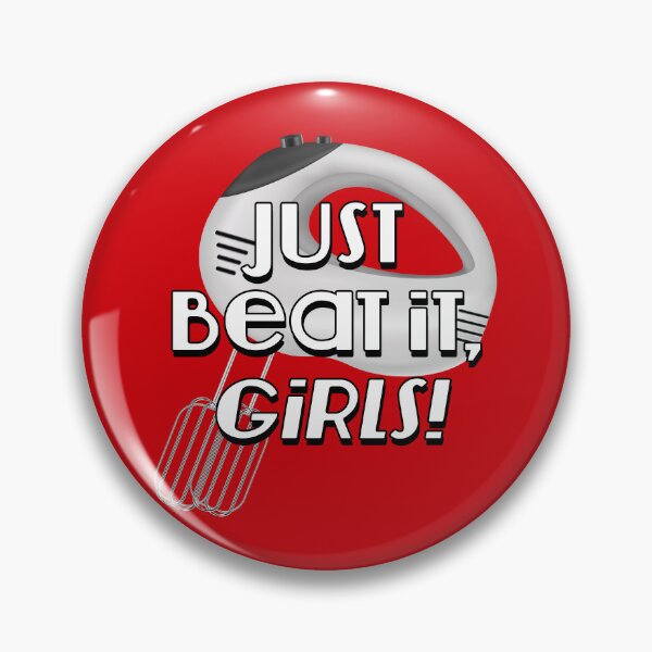 Item preview, Just Beat It, Girls! (on Red) designed and sold by epinkb.