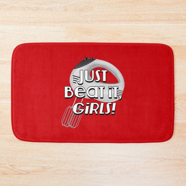 Item preview, Just Beat It, Girls! (on Red) designed and sold by epinkb.