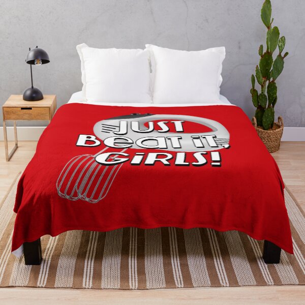Item preview, Just Beat It, Girls! (on Red) designed and sold by epinkb.