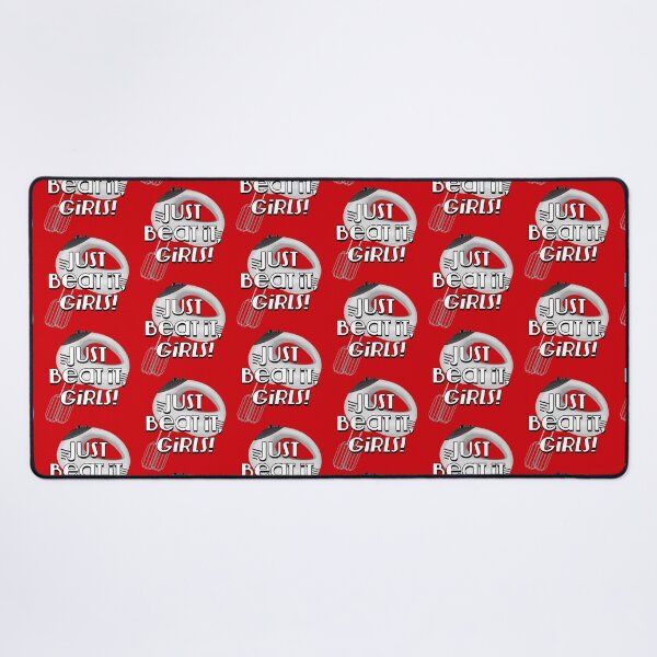Item preview, Just Beat It, Girls! (on Red) designed and sold by epinkb.