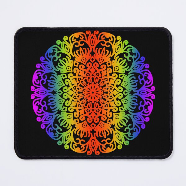 Item preview, Vibrant Rainbow Mandala designed and sold by Sun-Soles.