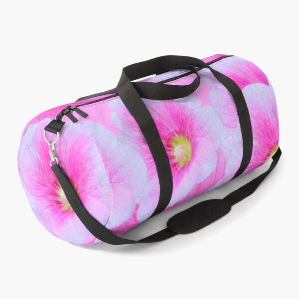 Item preview, ABSTRACT PINK HOLLYHOCK FLOWERS GARDEN ART designed and sold by sharlesart.