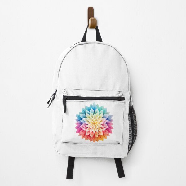 Item preview, Calm flower rainbow mandala lotus designed and sold by NateCF.