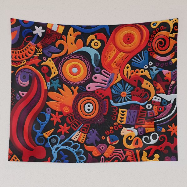 Item preview, Ancestral Textures VI: A Visual Journey through Peruvian Textile Art that Captures the Cultural Diversity and Festive Energy of Peru. designed and sold by InsaneLEDP.