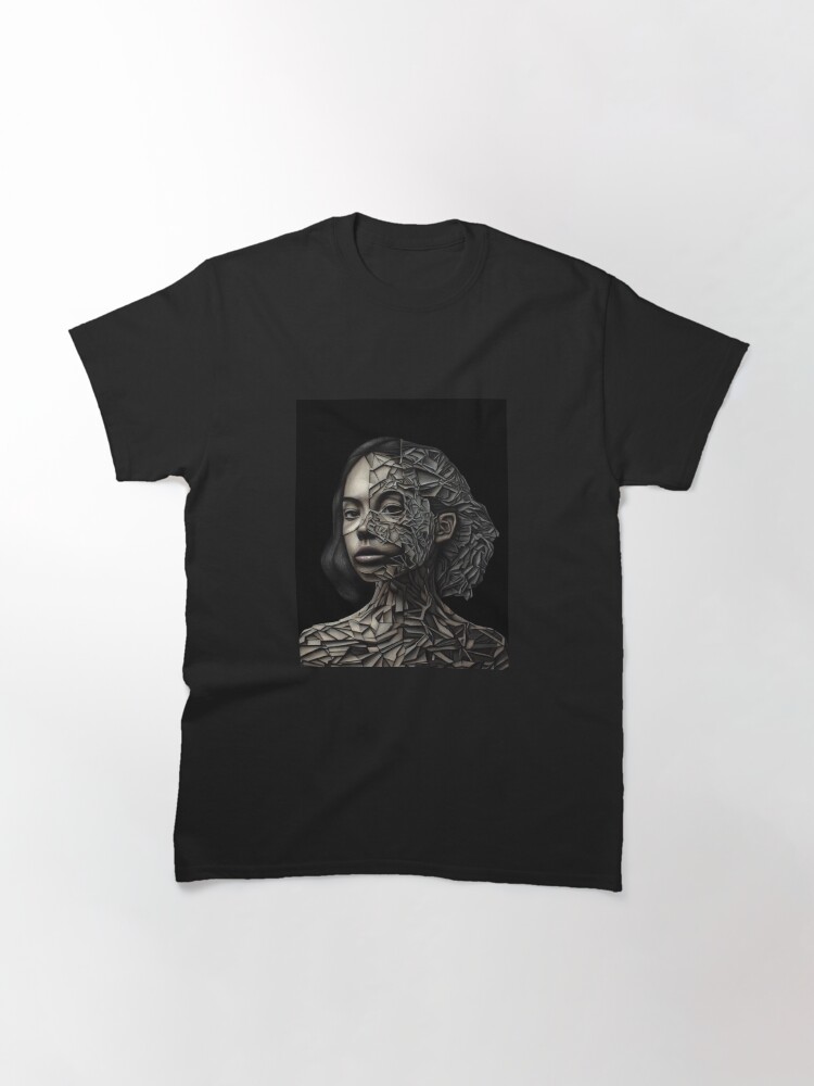 Thumbnail 3 of 7, Classic T-Shirt, Paper Persona (colour pencils) designed and sold by SicadaArt.