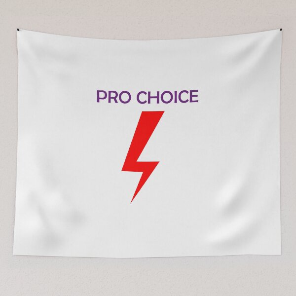 Item preview, Red lightning bold - pro choice abortion designed and sold by Inspirationmotivation.