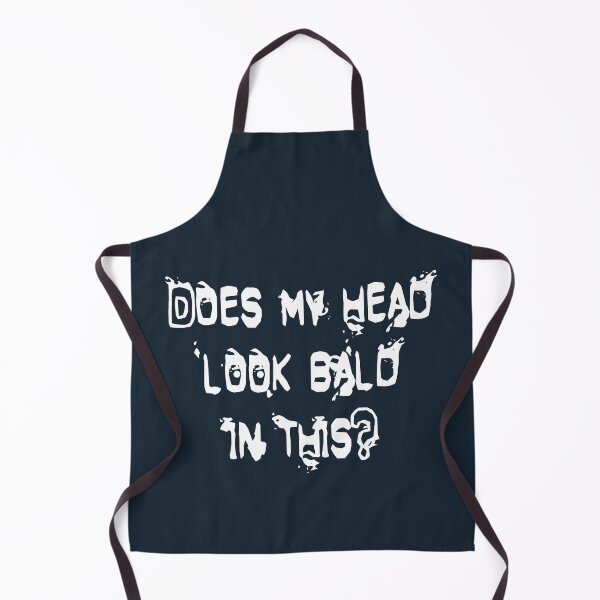 Item preview, Does my head look bald in this? (white) designed and sold by SolidEarthArt.