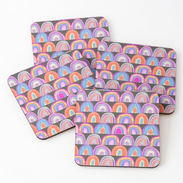Item preview, Rainbow Collage on Dark designed and sold by Christine Philbrick.