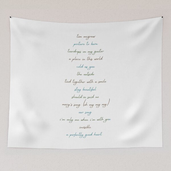 Item preview, taylor swift debut tracks designed and sold by thatSunshineGrl.