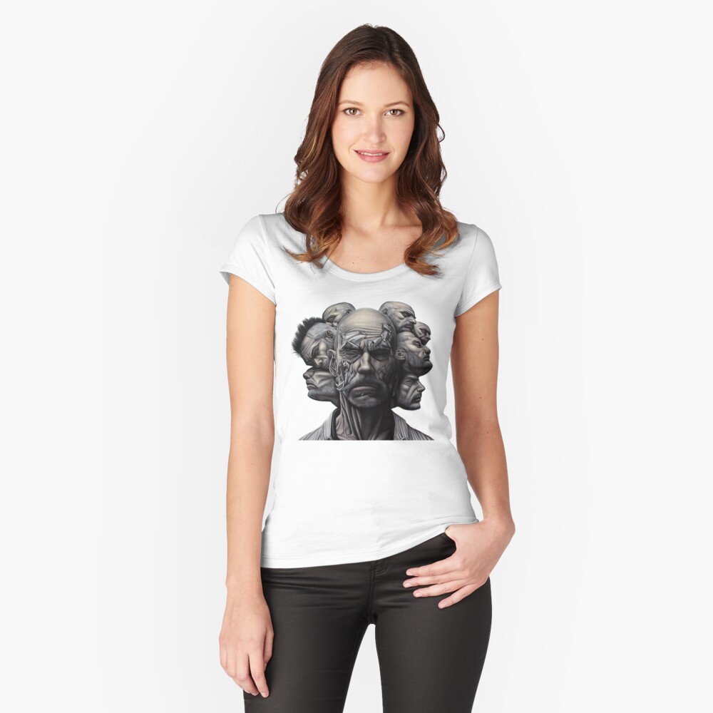 Item preview, Fitted Scoop T-Shirt designed and sold by SicadaArt.
