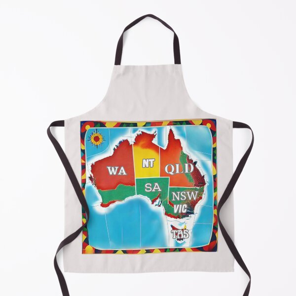 Item preview, Australian Map designed and sold by TeeGeeTees.