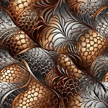 Artwork thumbnail, Metallic #6 by RaysThings