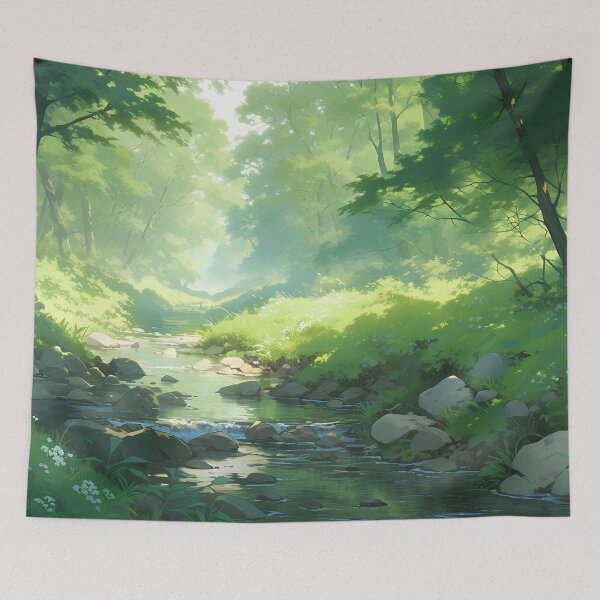 Item preview, Mystic Tranquility: A Serenade of Verdant Serenity in the Enchanted Woods designed and sold by Wylveragon.
