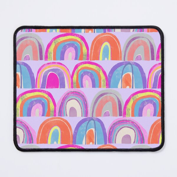 Item preview, Rainbow Collage on Lavender designed and sold by Christine Philbrick.