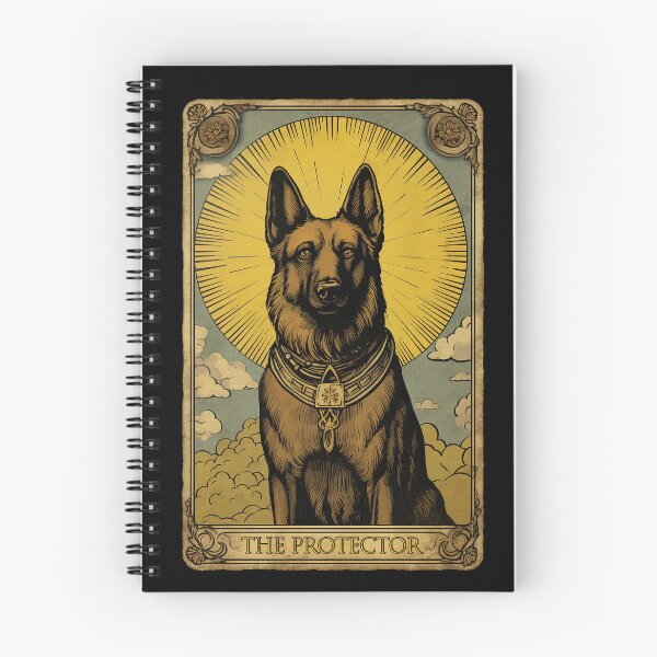 Item preview, German Shepherd Dog Tarot Card designed and sold by ResistNormality.