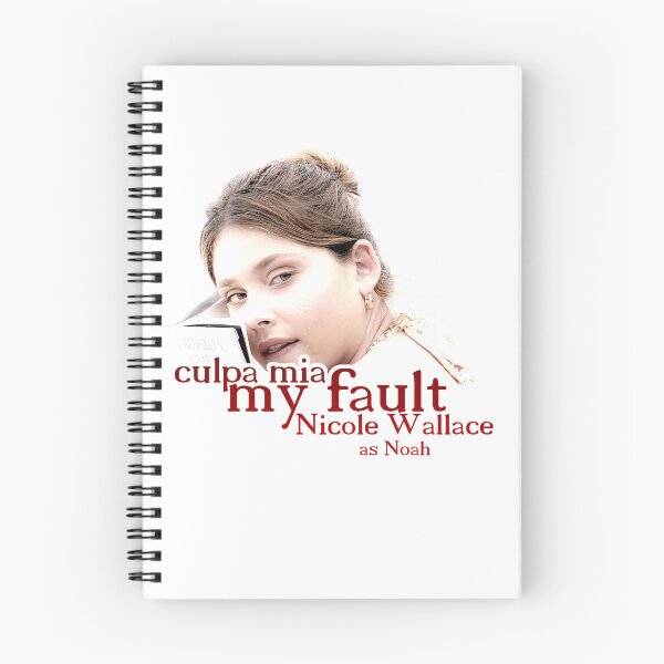Item preview, Nicole Wallace as noah culpa mia / my fault 2023 movie themed graphic design by ironpalette designed and sold by ironpalette.