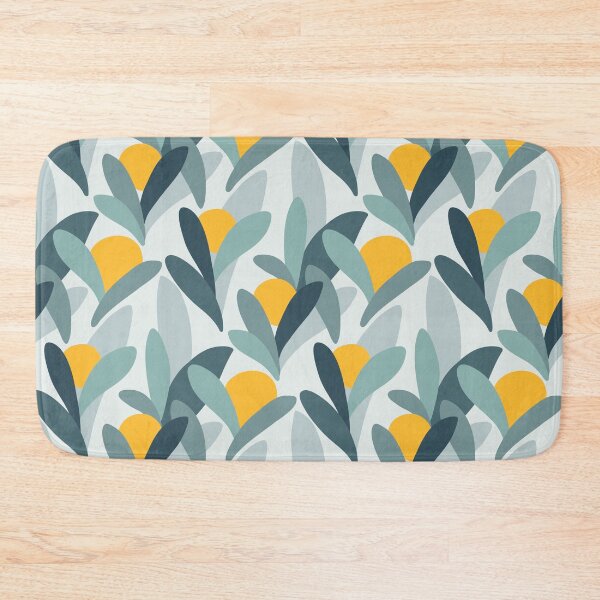 Item preview, Abstract gray floral seamless pattern designed and sold by Acim0.