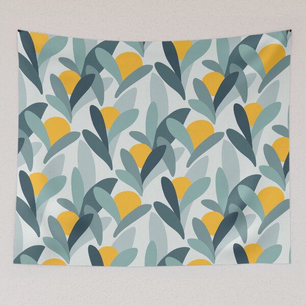 Item preview, Abstract gray floral seamless pattern designed and sold by Acim0.