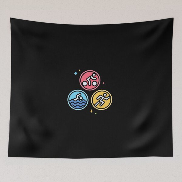 Item preview, Triathlon Triumph Trio Collection: Swim, Bike, Run Logo Swag designed and sold by Triathlongram.