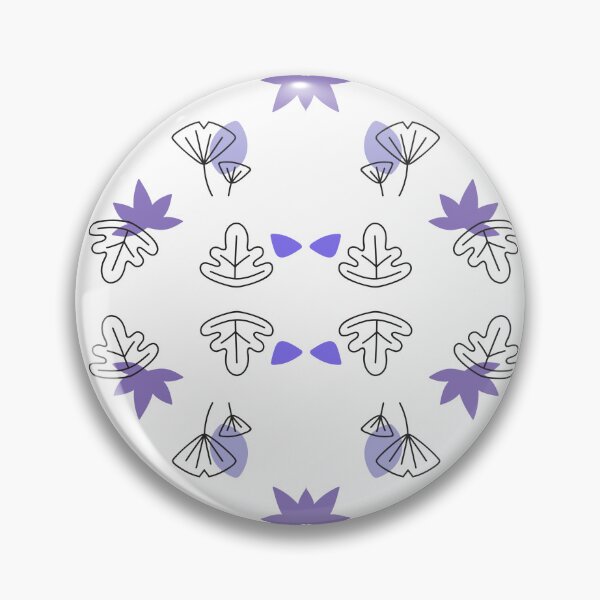 Item preview, Summer Colors Patterned Leaves violet designed and sold by WilliamsGFX.