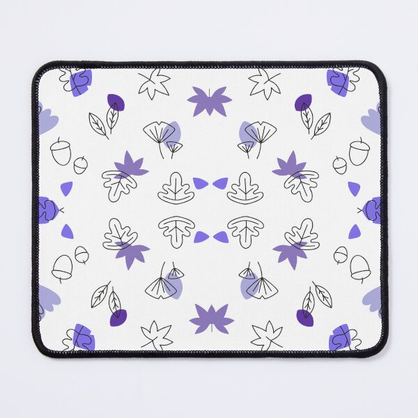 Item preview, Summer Colors Patterned Leaves violet designed and sold by WilliamsGFX.