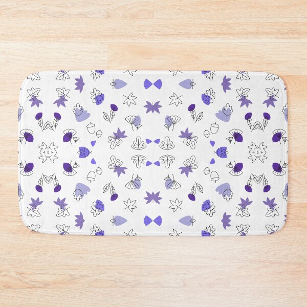 Item preview, Summer Colors Patterned Leaves violet designed and sold by WilliamsGFX.