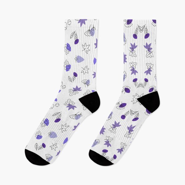 Item preview, Summer Colors Patterned Leaves violet designed and sold by WilliamsGFX.