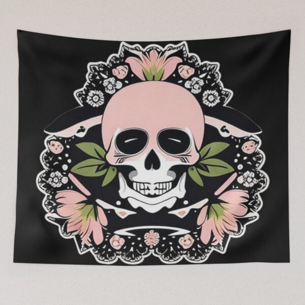 Item preview, happy skull 5 designed and sold by MariluValdez.