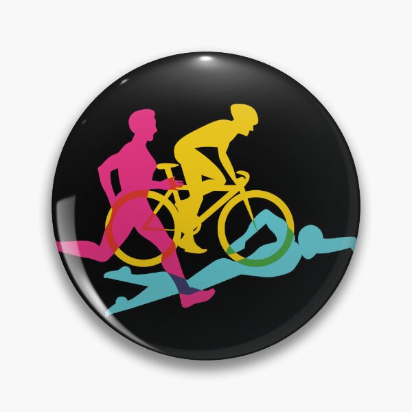 Item preview, Swim, Bike, Run: Unveiling the Triathlon Triumph Trio Logo Collection designed and sold by Triathlongram.