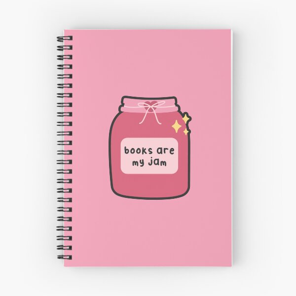 Item preview, books are my jam - cute bookish jam jar designed and sold by catdiasart.
