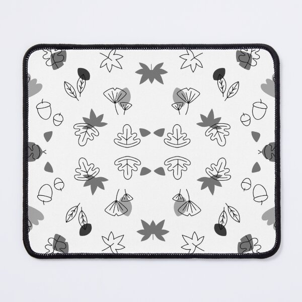 Item preview, Summer Colors Patterned Leaves black and white designed and sold by WilliamsGFX.