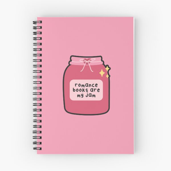 Item preview, romance books are my jam - cute bookish jam jar designed and sold by catdiasart.