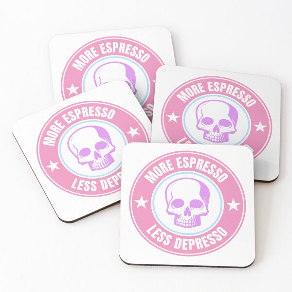 Item preview, More Espresso Less Depresso Coffee Lover designed and sold by UtterlyCutterly.