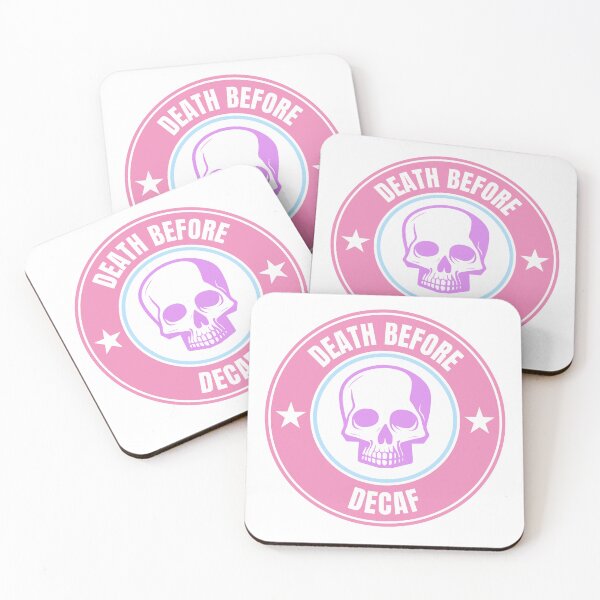 Item preview, Death Before Decaf designed and sold by UtterlyCutterly.