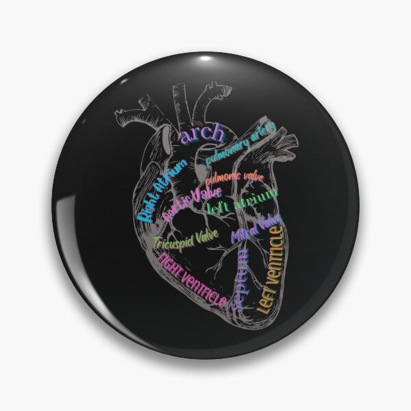 Item preview, Anatomical Heart with Labels designed and sold by SimplySono.