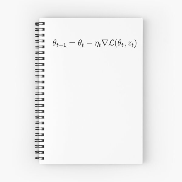 Item preview, the iteration step for stochastic gradient descent SGD designed and sold by NoetherSym.